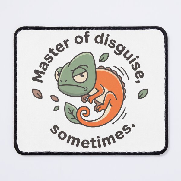 Item preview, Cute Chameleon Master of Disguise designed and sold by mackartist.