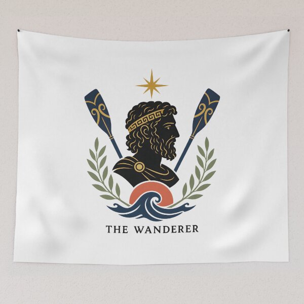 Item preview, The Odyssey - The Wanderer Beneath the Star designed and sold by Fenay Designs.
