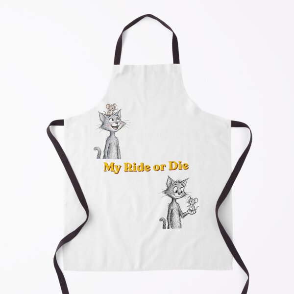 Item preview, My Ride or Die Cat and Mouse designed and sold by Penguin Mood .
