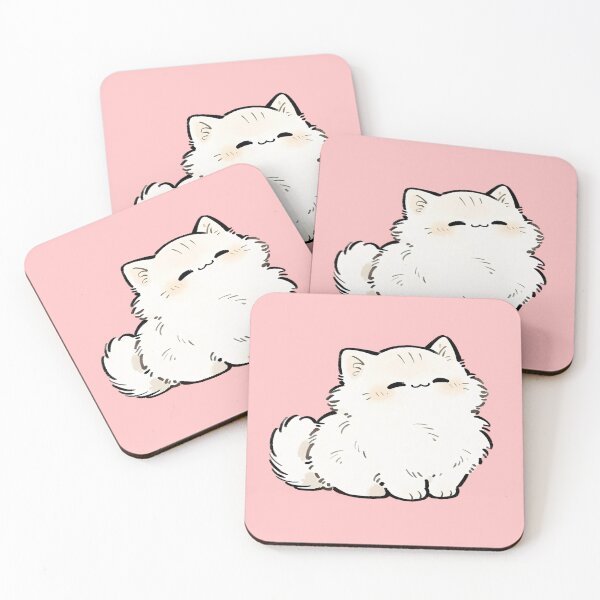 Item preview, Smiling Fluffy White Kitten designed and sold by jianina-alondra.