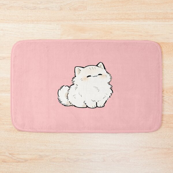 Item preview, Smiling Fluffy White Kitten designed and sold by jianina-alondra.