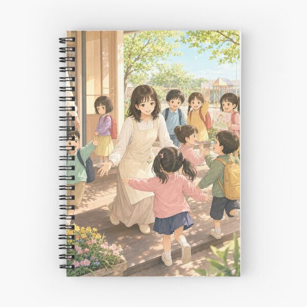 Item preview, My Favorite Kindergarten Teacher No.1 Good Morning Contemporary Anime Poster designed and sold by SEIMEI2025.