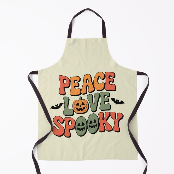 Item preview, Peace, Love, Spooky – Retro Halloween Groovy Design designed and sold by Jollys-ArtShop.