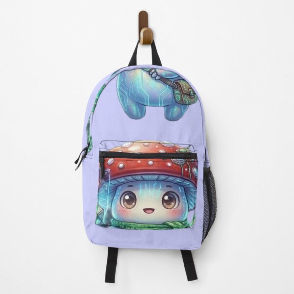 Item preview, Futuristic Cyberpunk Mushroom Astronaut Sticker designed and sold by Artsformore.