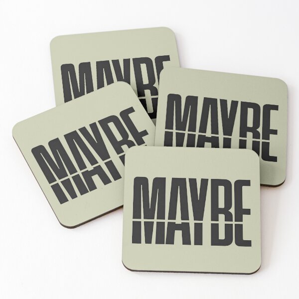 Item preview, Maybe. Minimalist Typography Design for the Indecisive designed and sold by ManggaeJM.