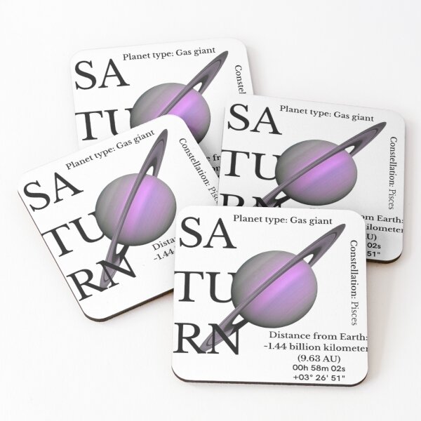Item preview, Planet Saturn in purple colour designed and sold by LUKAGE.