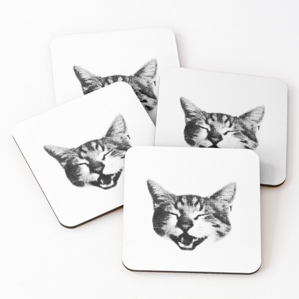 Item preview, Cheerful Smiling Tabby Cat Art designed and sold by KANAH FORYED.