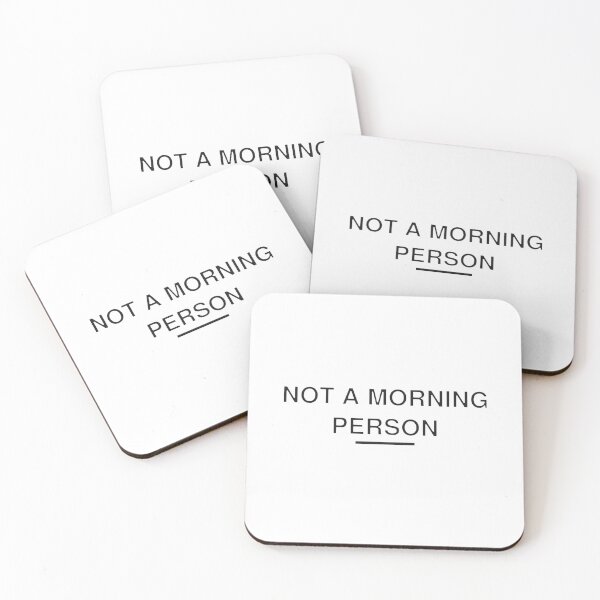 Item preview, Not a morning person designed and sold by Wenvilgrace.
