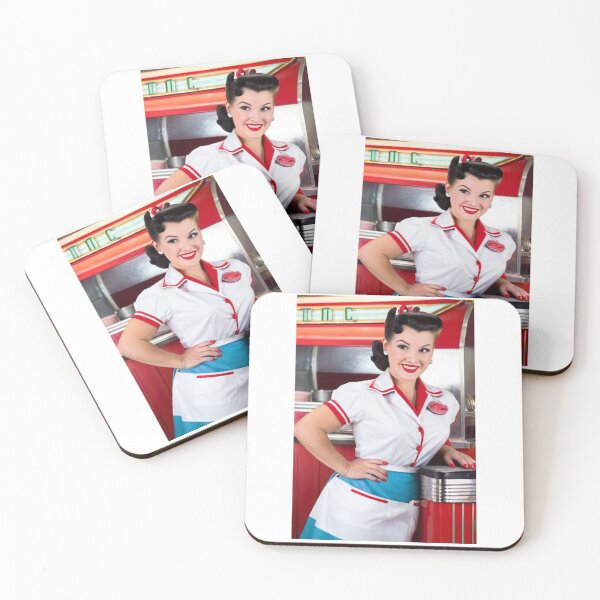 Item preview, Fashion - Typical Diner Waitress, Icon of Retro Aesthetics designed and sold by Beat-It.