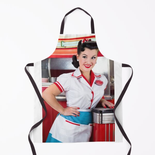 Item preview, Fashion - Typical Diner Waitress, Icon of Retro Aesthetics designed and sold by Beat-It.
