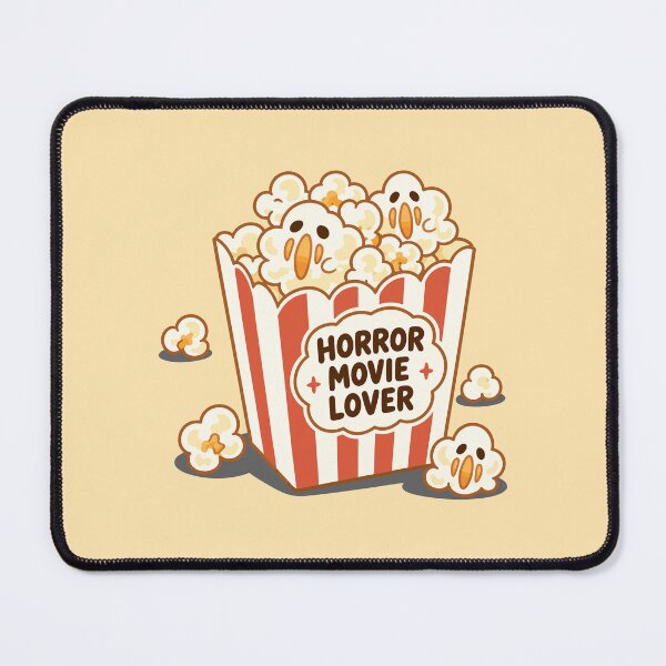 Item preview, Horror movie lovers – Cute ghost popcorn for Halloween and horror fans designed and sold by RedHDesign.