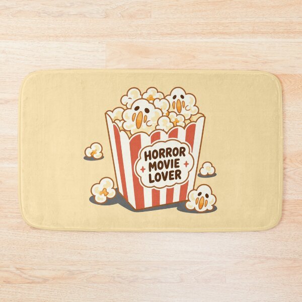 Item preview, Horror movie lovers – Cute ghost popcorn for Halloween and horror fans designed and sold by RedHDesign.