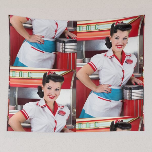 Item preview, Fashion - Typical Diner Waitress, Icon of Retro Aesthetics designed and sold by Beat-It.