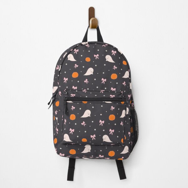 Item preview, Cute Ghosts and Pumpkins Black designed and sold by SuperCuteItems2.