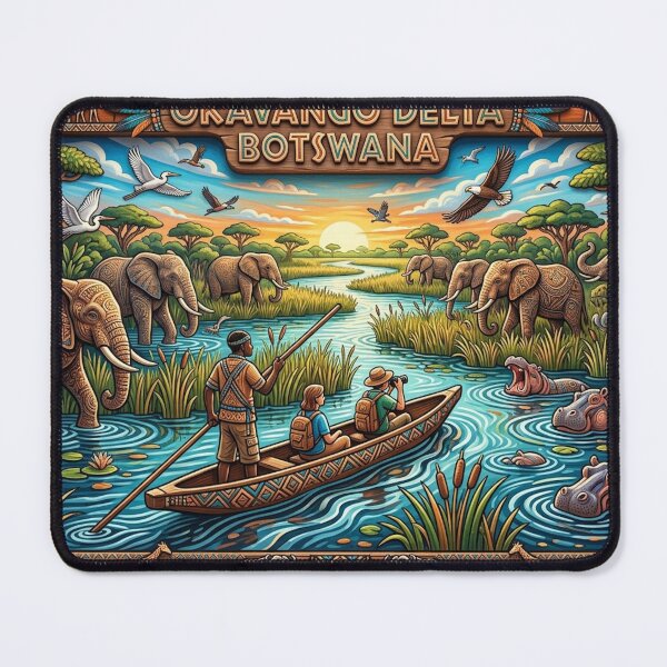 Item preview, OKAVANGO DELTA BOTSWANA designed and sold by likbatonboot.