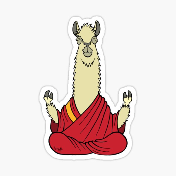 Dali Llama Sticker
