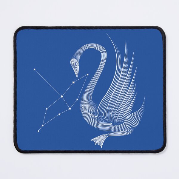Item preview, Cygnus Swan Constellation White Minimalist Line Art designed and sold by JAMerArc.