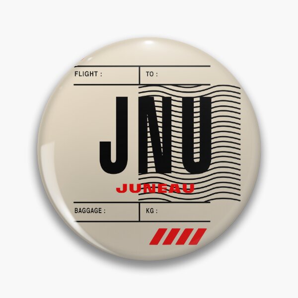Item preview, JUNEAU JNU• BOLD U.S. AIRPORT TAG DESIGN designed and sold by VoglR.