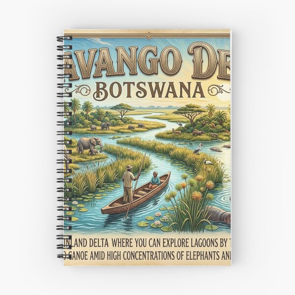 Item preview, OKAVANGO DELTA BOTSWANA designed and sold by likbatonboot.