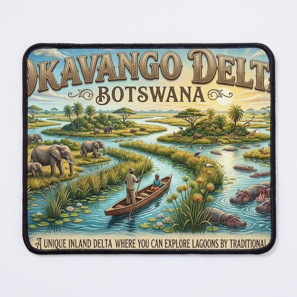 Item preview, OKAVANGO DELTA BOTSWANA designed and sold by likbatonboot.