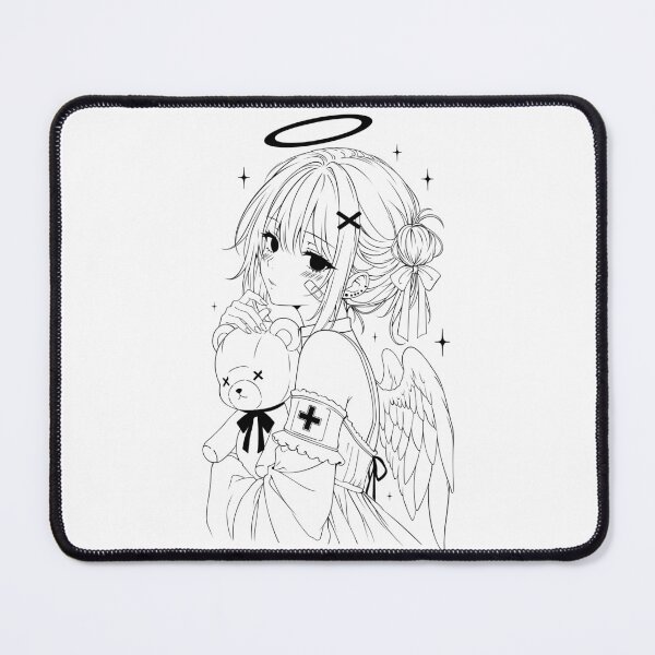 Item preview, angel girl with teddy bear designed and sold by KawaOta-0.