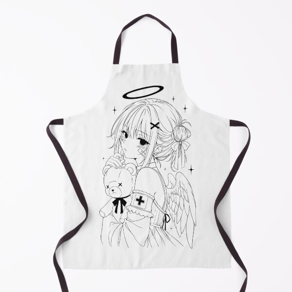 Item preview, angel girl with teddy bear designed and sold by KawaOta-0.