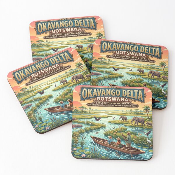 Item preview, OKAVANGO DELTA BOTSWANA designed and sold by likbatonboot.