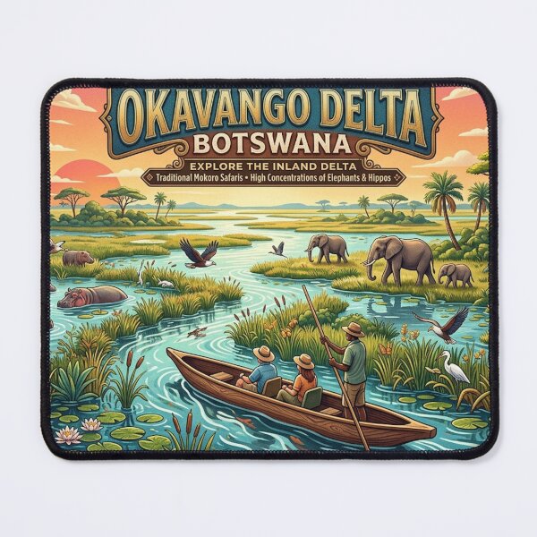 Item preview, OKAVANGO DELTA BOTSWANA designed and sold by likbatonboot.