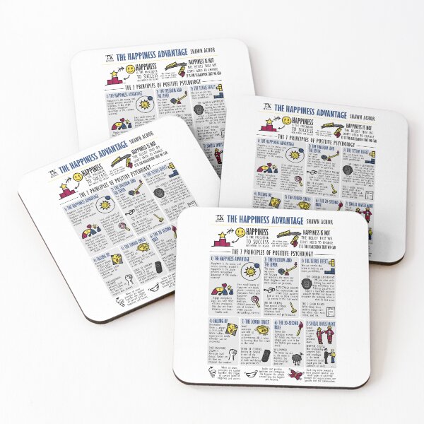 Item preview, Visual Summary The Happiness Advantage (Shawn Achor) designed and sold by TKsuited.