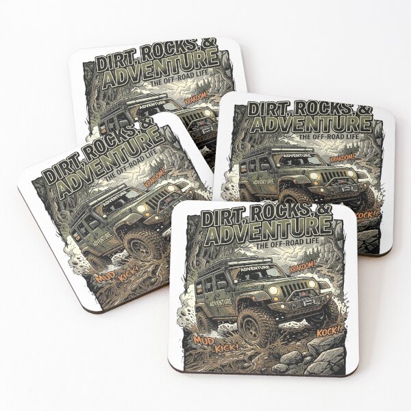 Item preview, Dirt, Rocks & Adventure - The Off-Road Life designed and sold by Concept-Hub.