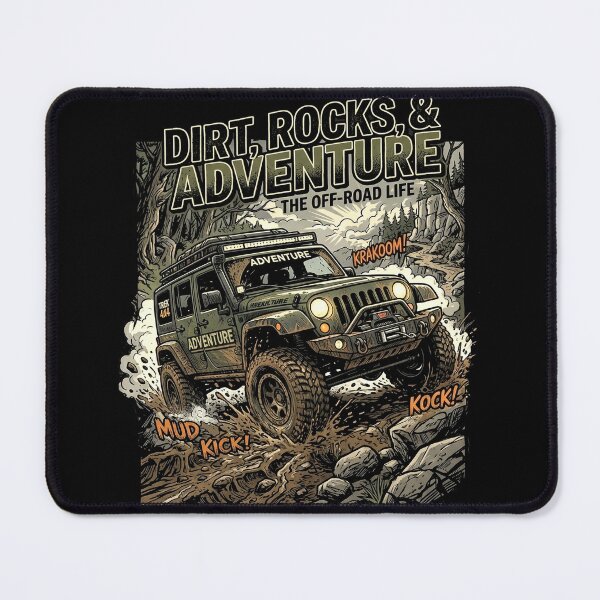 Item preview, Dirt, Rocks & Adventure - The Off-Road Life designed and sold by Concept-Hub.