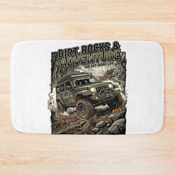 Item preview, Dirt, Rocks & Adventure - The Off-Road Life designed and sold by Concept-Hub.