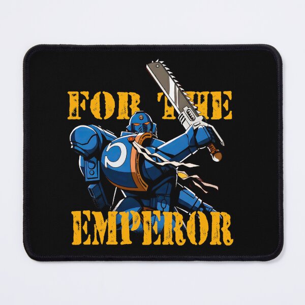 Item preview, For The Emperor – Ultramarines Chainsword Charge designed and sold by BravenBold.