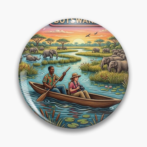 Item preview, OKAVANGO DELTA BOTSWANA designed and sold by likbatonboot.