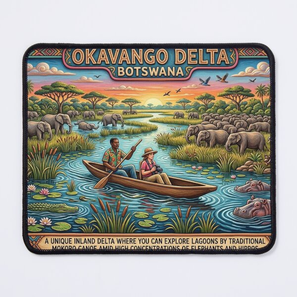 Item preview, OKAVANGO DELTA BOTSWANA designed and sold by likbatonboot.