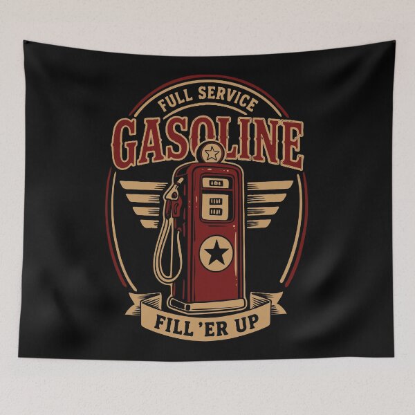 Item preview, Vintage Gasoline Pump T-Shirt designed and sold by phsycartwork.