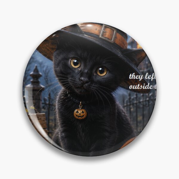 Item preview, HALLOWEEN KITTY AT NIGHT designed and sold by DeniseFFulmer12.