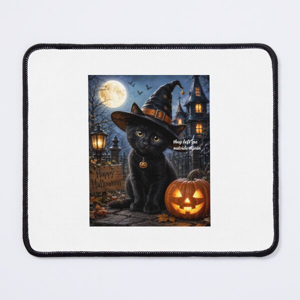 Item preview, HALLOWEEN KITTY AT NIGHT designed and sold by DeniseFFulmer12.