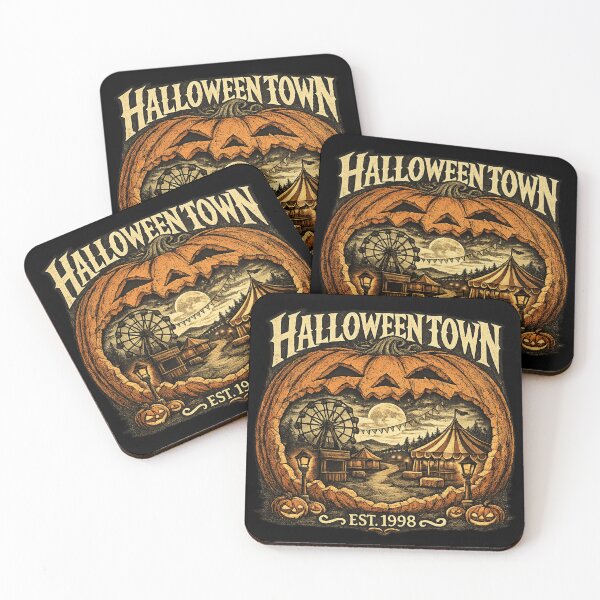 Item preview, Halloween Town for Carnival Fans designed and sold by POD DYNASTY | Original Print On Demand T-Shirt Graphics.