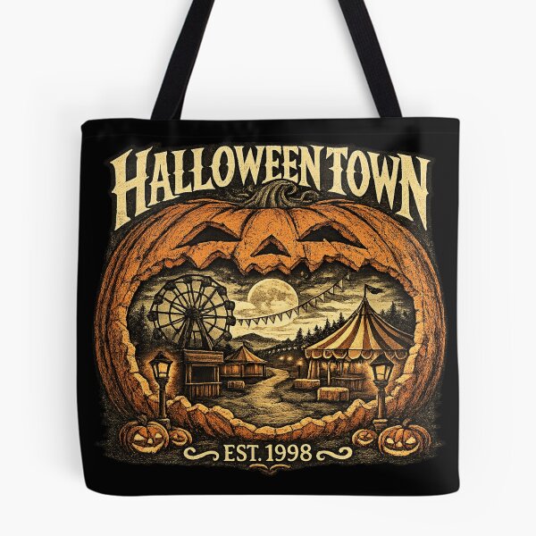 Item preview, Halloween Town for Carnival Fans designed and sold by POD DYNASTY | Original Print On Demand T-Shirt Graphics.