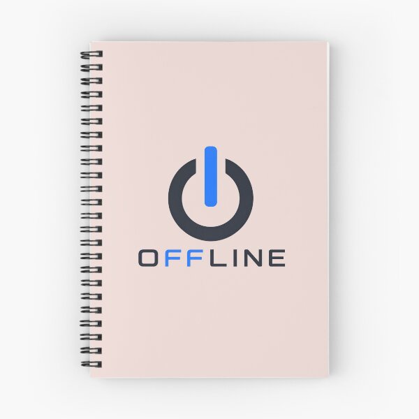 Item preview, OFFLINE Logo Typography Design – Disconnect to Recharge designed and sold by ManggaeJM.