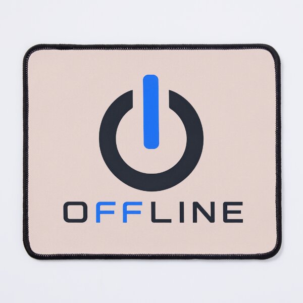 Item preview, OFFLINE Logo Typography Design – Disconnect to Recharge designed and sold by ManggaeJM.