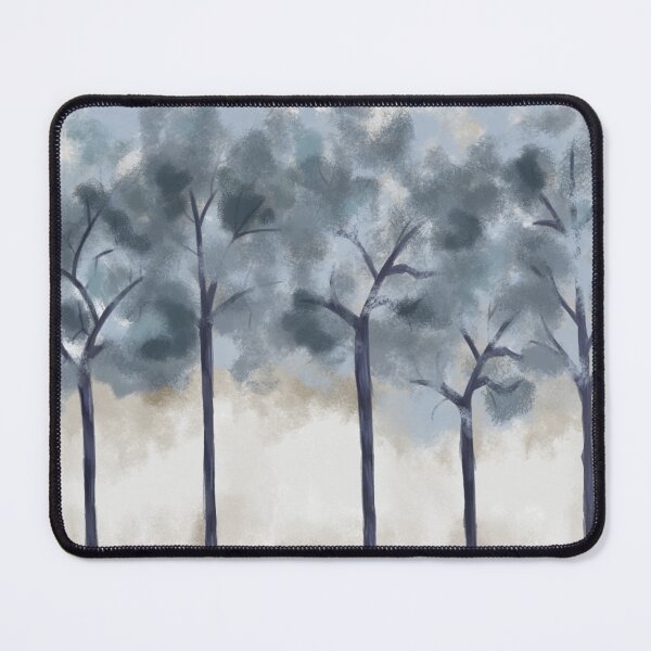 Item preview, Misty Blue Forest | Atmospheric Woodland Landscape designed and sold by Halo Design.