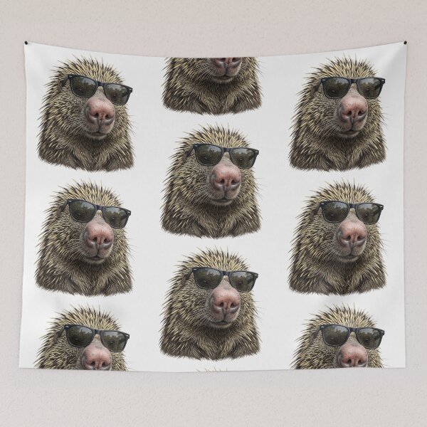 Item preview, Cool Brazilian Porcupine designed and sold by VelvetRoom.