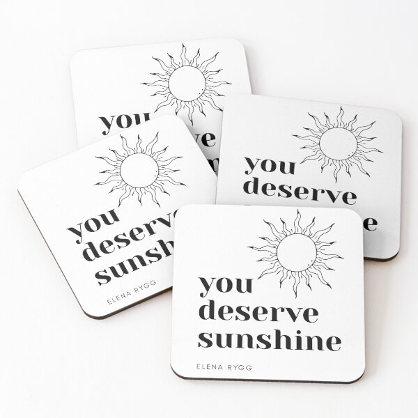 Item preview, You Deserve Sunshine  designed and sold by Ninandrej.