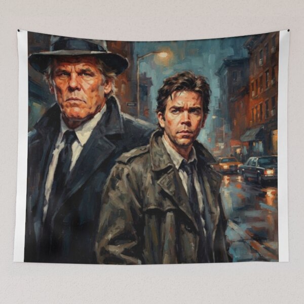 Item preview, Q&A Crime Thriller Fine Art Tribute designed and sold by Art's Diner.
