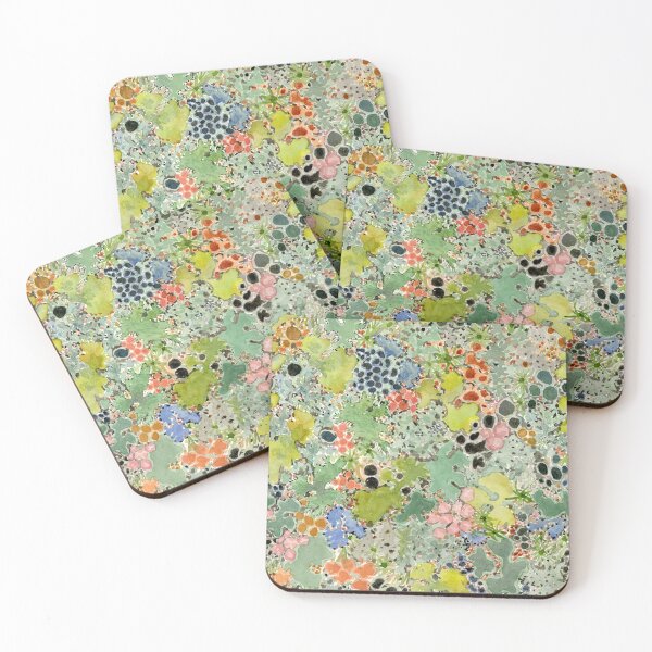 Item preview, Watercolor Lichen Botanical Seamless Pattern designed and sold by mackartist.