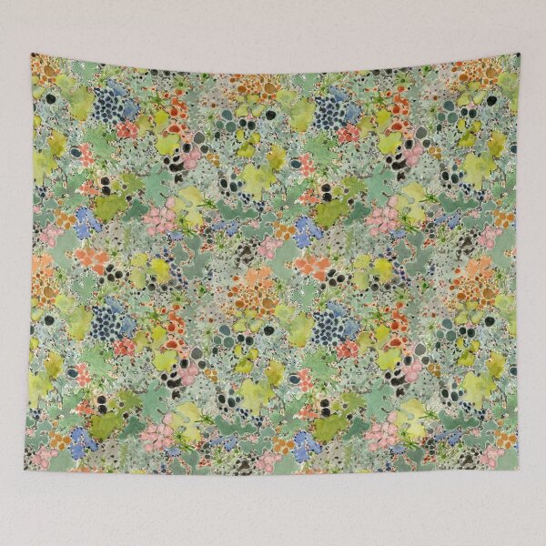 Item preview, Watercolor Lichen Botanical Seamless Pattern designed and sold by mackartist.