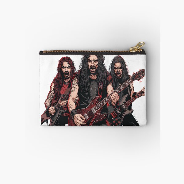 Item preview, Heavy Metal Guitar Trio Dark Rock Illustration designed and sold by muhammadkhafidh.