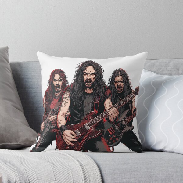 Item preview, Heavy Metal Guitar Trio Dark Rock Illustration designed and sold by muhammadkhafidh.